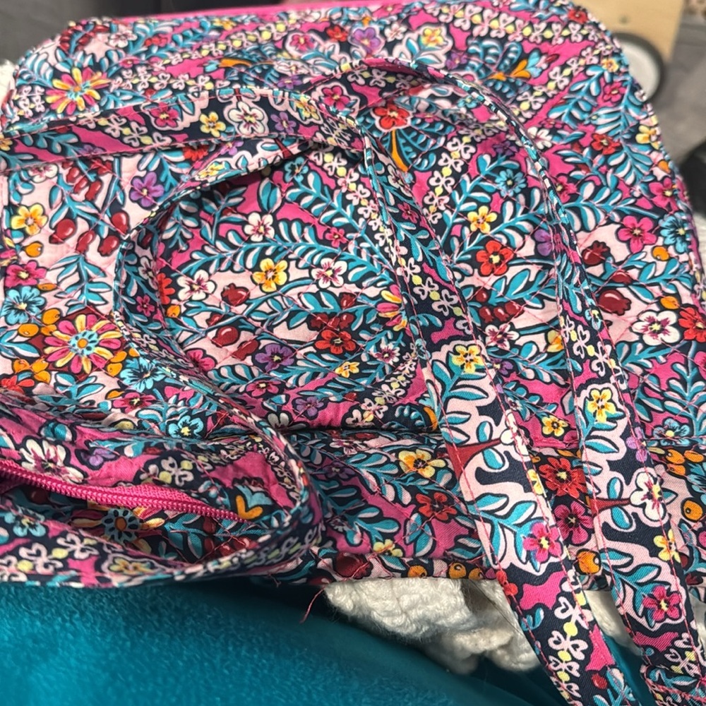 Multi-Colored Flower Patterned Vera Bradley. - image 7